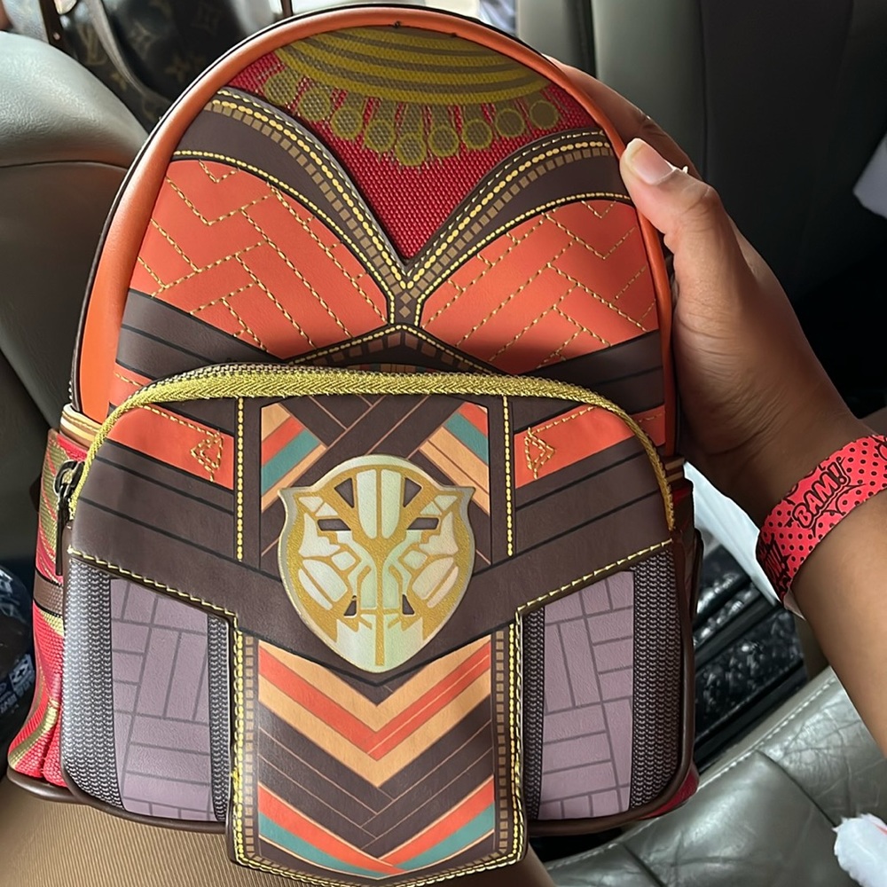 RELIST- Black Panther Okoye Cosplay Mini Backpack